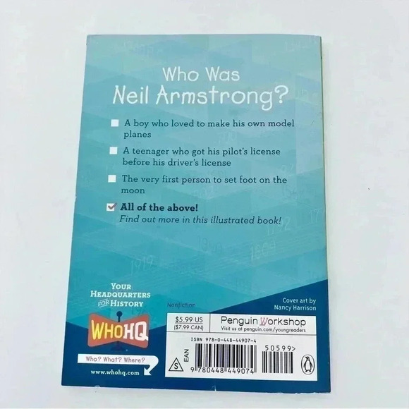 Kids Book Bundle Who HQ Book Bundle Nintendo/Neil Armstrong Paperback Books - Picture 6 of 16